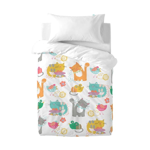 Biancheria da letto in cotone per bambini Cat & Mouse, 100 x 120 cm Cat & Mouse - Moshi Moshi