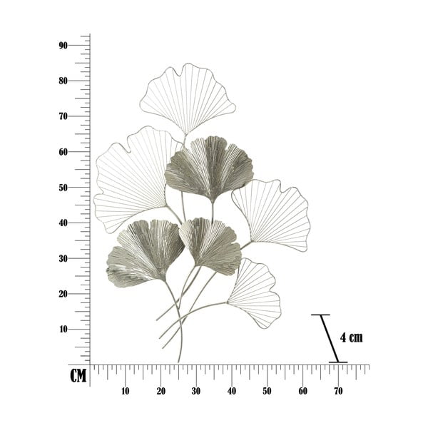 Decorazione da appendere in metallo in argento Mauro Ferretti Argento, 62 x 86 cm Goxy - Mauro Ferretti-image-2