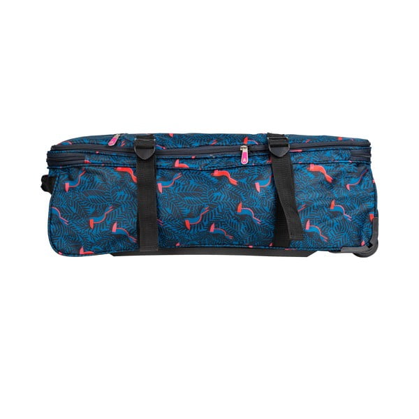 Borsa trolley Lulucastagnette Jungle blu, 91 l - LULUCASTAGNETTE-image-3