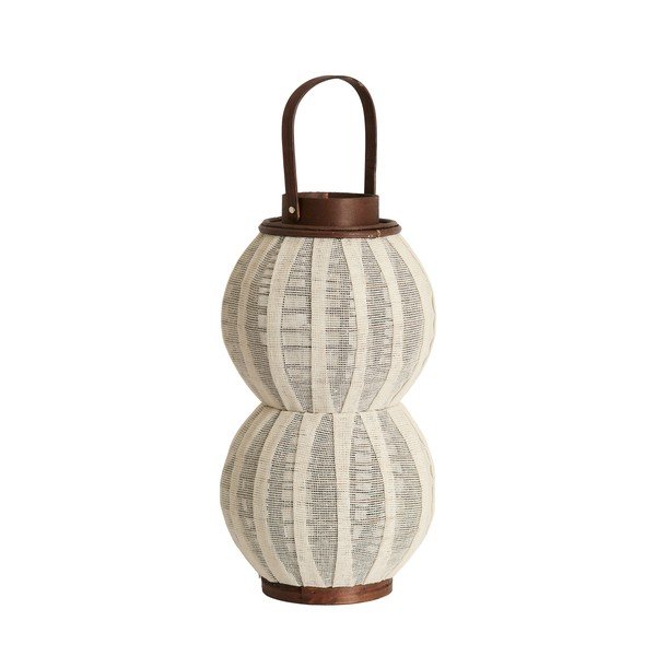 Lanterna in legno/in tessuto (altezza totale 48 cm) Arbore – Light & Living