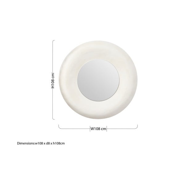 Specchio da parete ø 108 cm Champagne - Premier Housewares-image-2