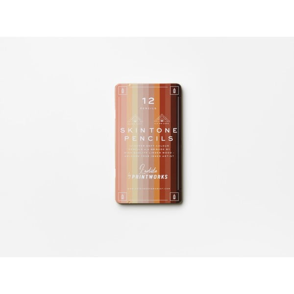 Set di pastelli colorati Skin tone – Printworks-image-2