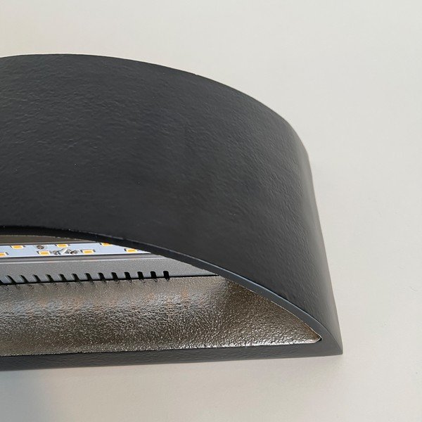 Lampada a LED nera da parete dimmerabile Arles - Fischer & Honsel-image-1