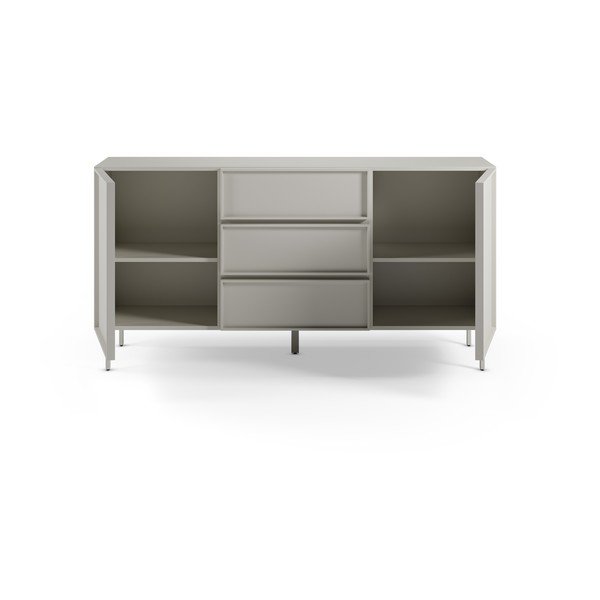 Credenza color crema 160x80x42 cm Brise – Marckeric-image-1