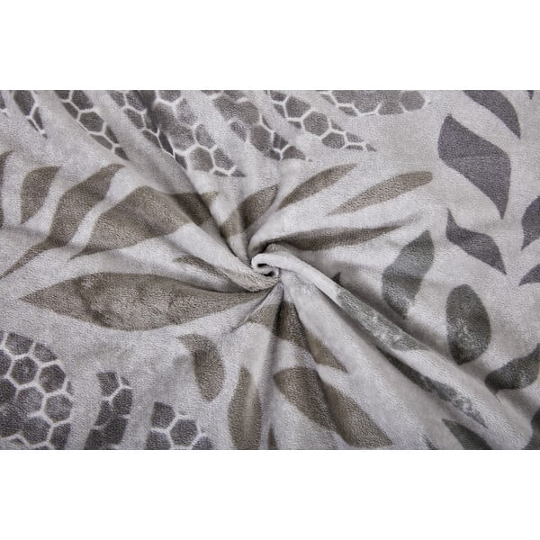 Biancheria da letto grigia in micropile per letto singolo 140x200 cm Judith – My House-image-1