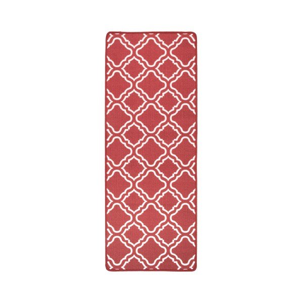Runner da cucina rosso Ornamento, 67 x 180 cm - Hanse Home