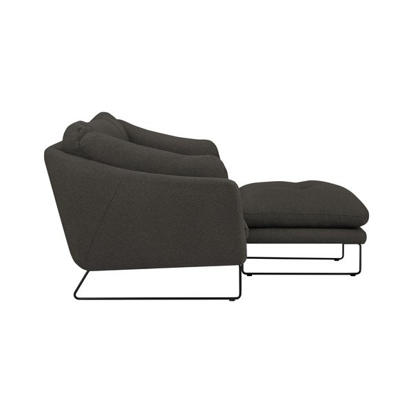 Set šedohnědé pohovky a sedacího pufu Windsor & Co Sofas Comet-image-2