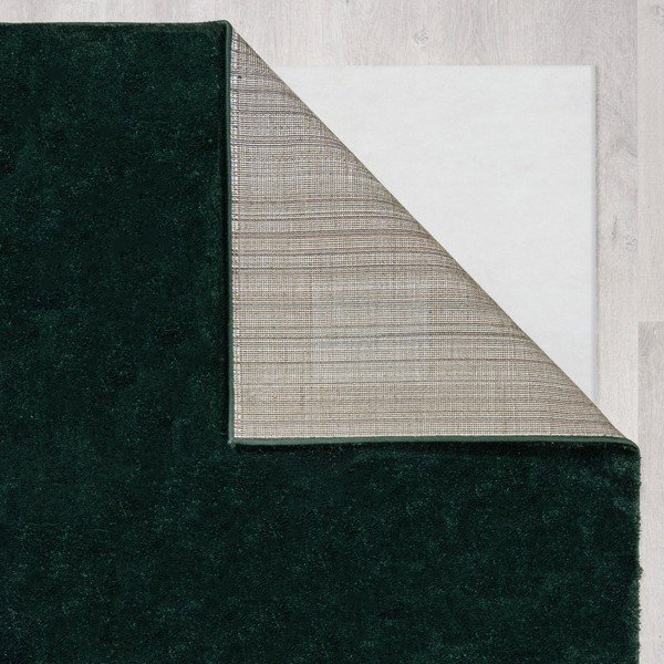 Runner in fibra riciclata verde scuro 60x230 cm Sheen - Flair Rugs-image-2