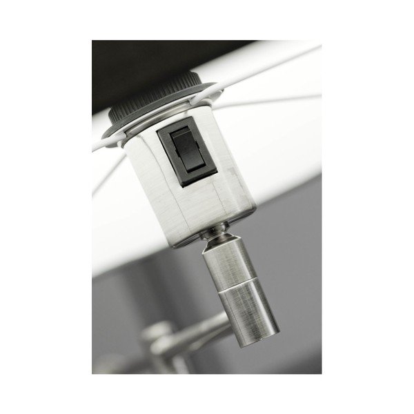 Lampada a stelo grigia con paralume beige Berlino - Citylights-image-4
