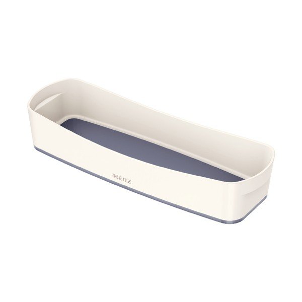 Organizer in plastica bianco-grigio per la cancelleria MyBox - Leitz