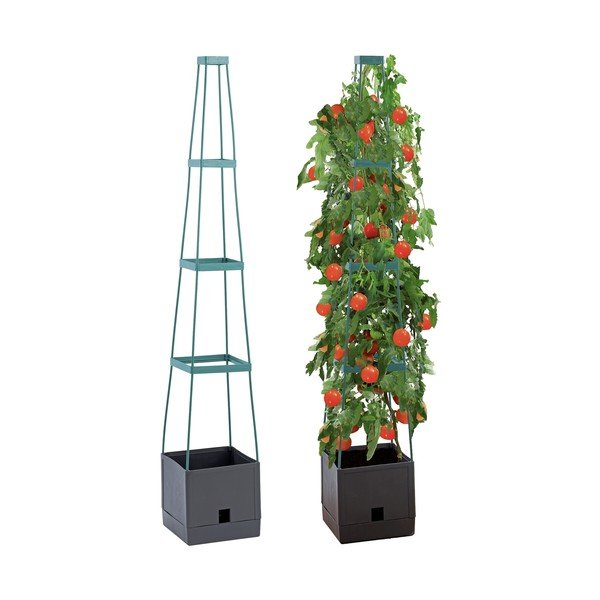 Vaso da fiori in plastica Tower - Maximex-image-2