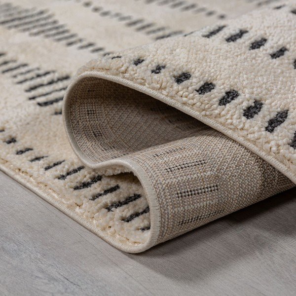 Tappeto color crema 200x290 cm Knot – Flair Rugs-image-4