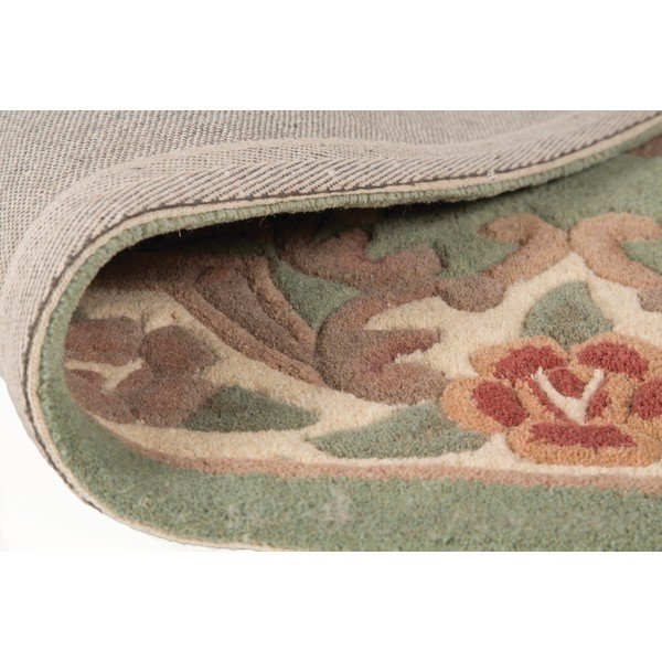 Tappeto di lana verde , 67 x 127 cm Aubusson - Flair Rugs-image-3