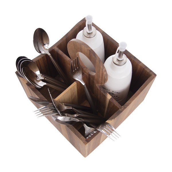 Supporto in legno per utensili da cucina Wooden - Orion-image-3