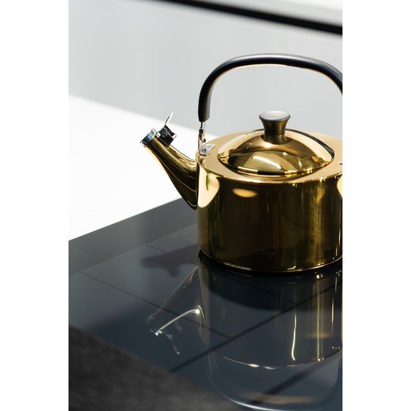 Bollitore oro lucido in acciaio inox 1,5 l Diamante – Vialli Design-image-1