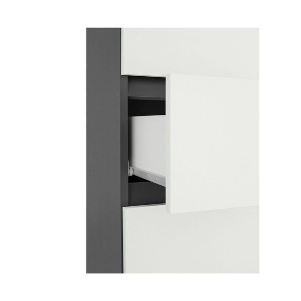 Mobile alto bianco per bagno 38x180 cm Wisla - Støraa-image-1