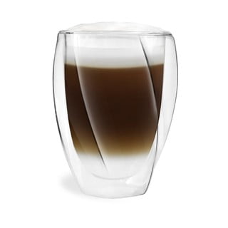 Set di 2 bicchieri da latte a doppia parete, 300 ml - Vialli Design