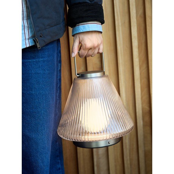 Lampada da tavolo LED in vetro ø24x28 cm Tou – Hübsch-image-1