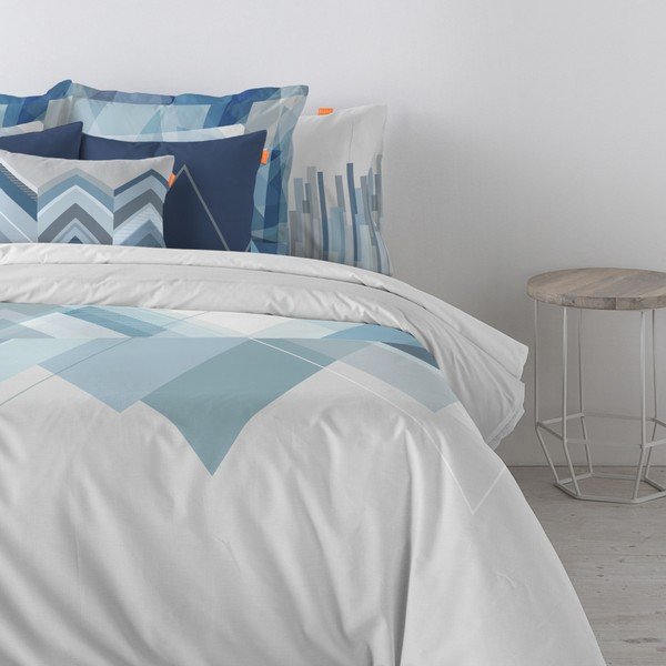 Set di 2 federe in cotone Crystal - Blanc-image-1