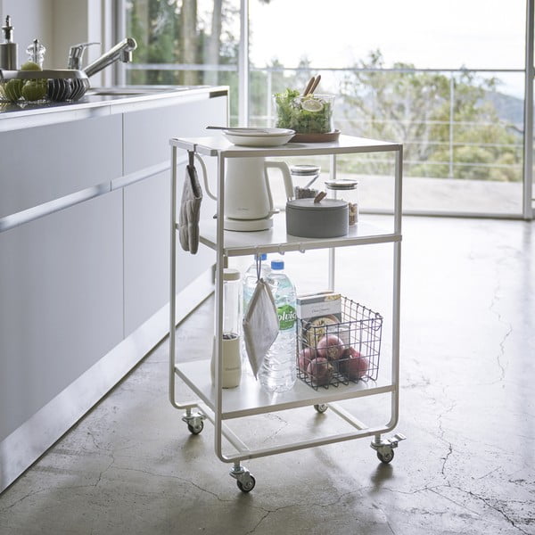 Tavolo da portata in metallo 38x49,5 cm Tower - YAMAZAKI-image-1