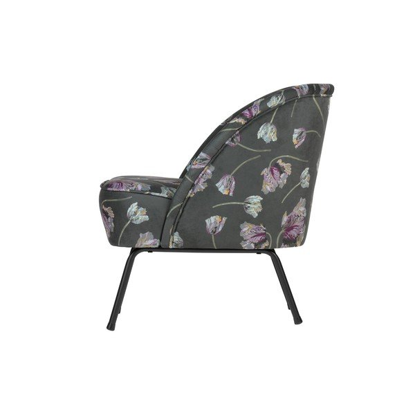 Tmavě šedé křeslo BePureHome Vogue-image-2