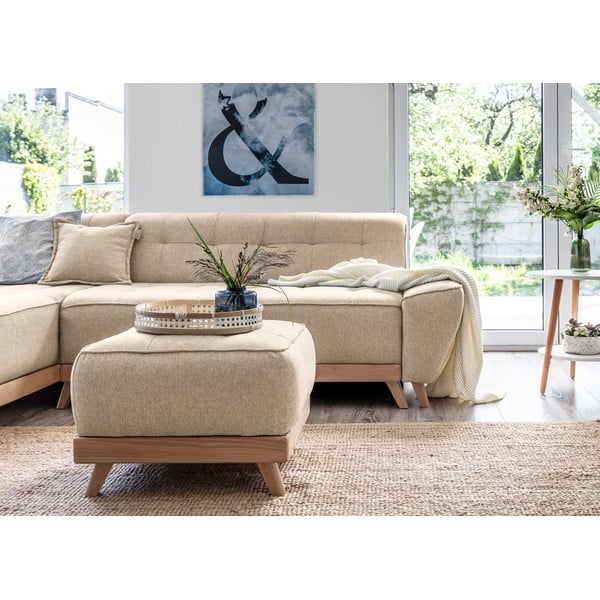 Poggiapiedi beige Dazzling Daisy - Miuform-image-4