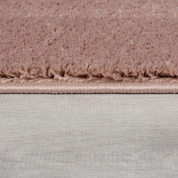 Runner in fibra riciclata rosa 60x230 cm Sheen - Flair Rugs-image-4