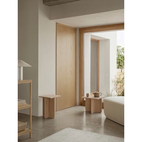 Tavolino in rovere massiccio 45x45 cm Engawa – Blomus-image-3