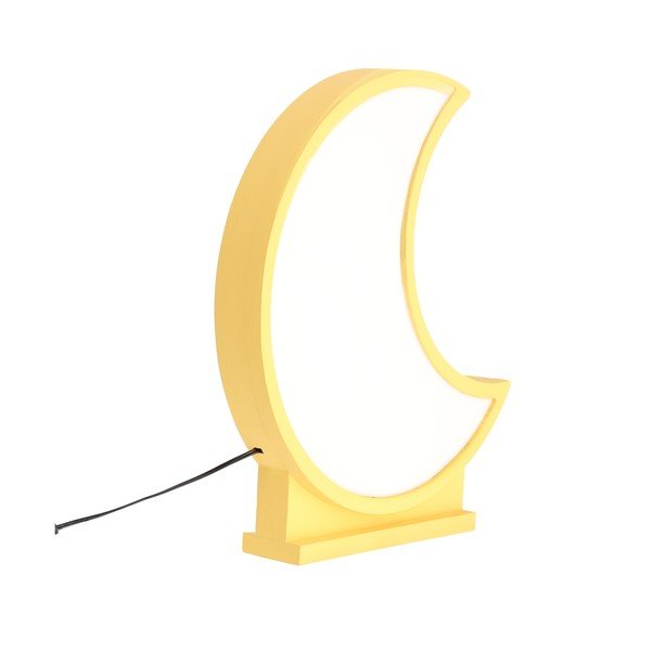 Lampada per bambini gialla Moon - Candellux Lighting-image-3