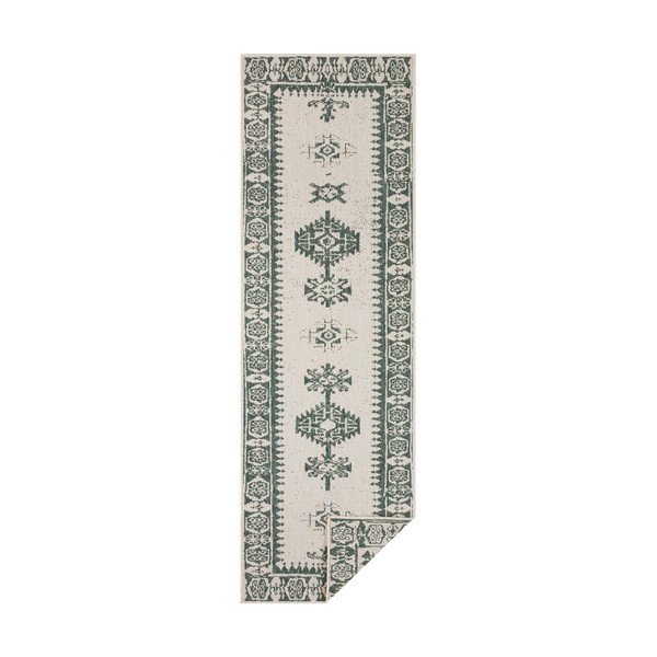 Tappeto per esterni verde e crema , 80 x 350 cm Duque - NORTHRUGS