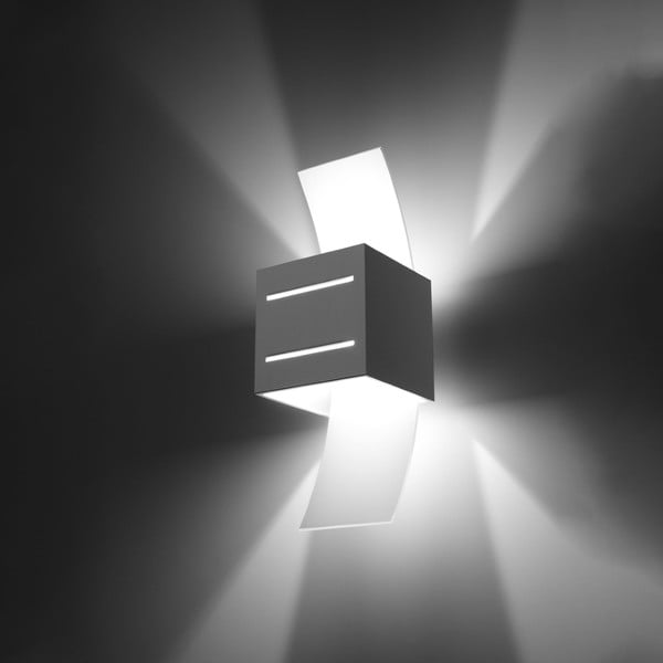 Lampada da parete bianca Carlo - Sollux-image-3