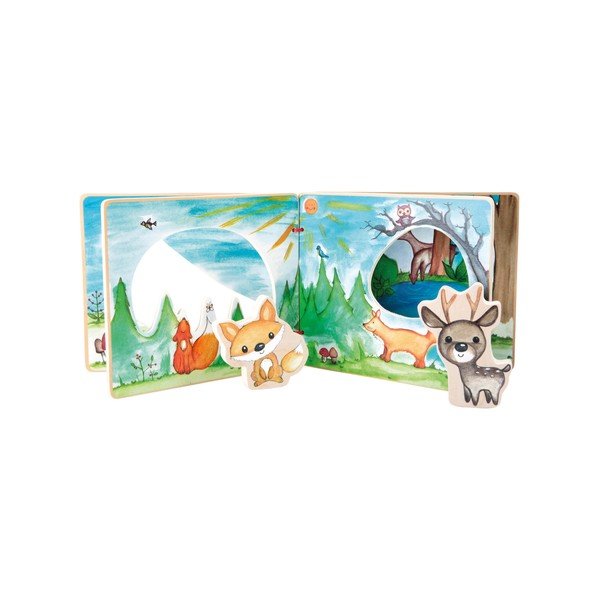 Libro interattivo per bambini Foresta - Legler-image-1