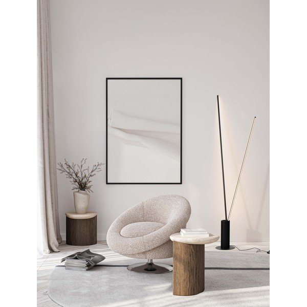 Lampada da terra LED nera opaca in metallo con struttura flessibile (altezza totale 181 cm) Kimolia – Nova Luce-image-1