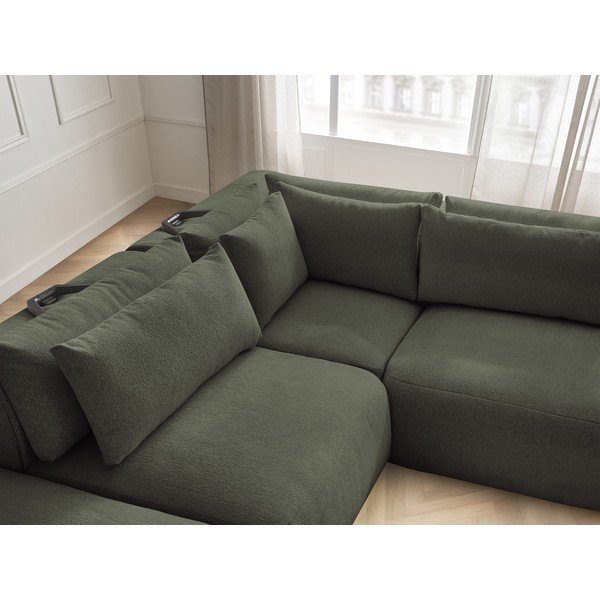 Divano angolare componibile verde reclinabile Jana – Bobochic Paris-image-3