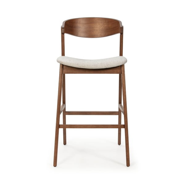Sgabello da bar con gambe in legno di gomma Divo - Marckeric-image-1