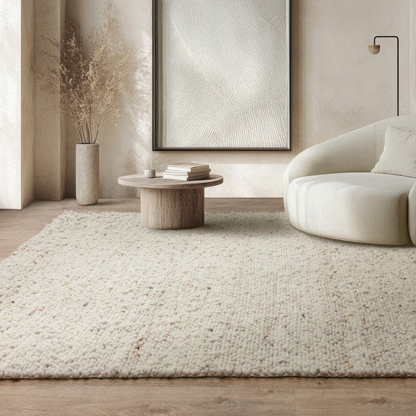 Tappeto in lana avorio tessuto a mano 160x230 cm Adler Ivory - Asiatic Carpets-image-1