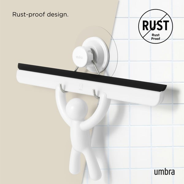 Tergivetro bianco con supporto 26 cm Buddy - Umbra-image-4