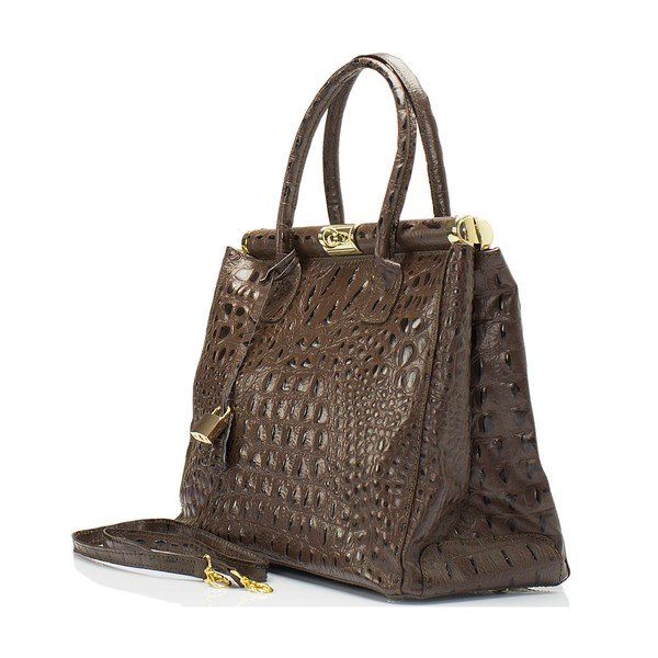 Borsa Lantha in pelle marrone - Lisa Minardi-image-2