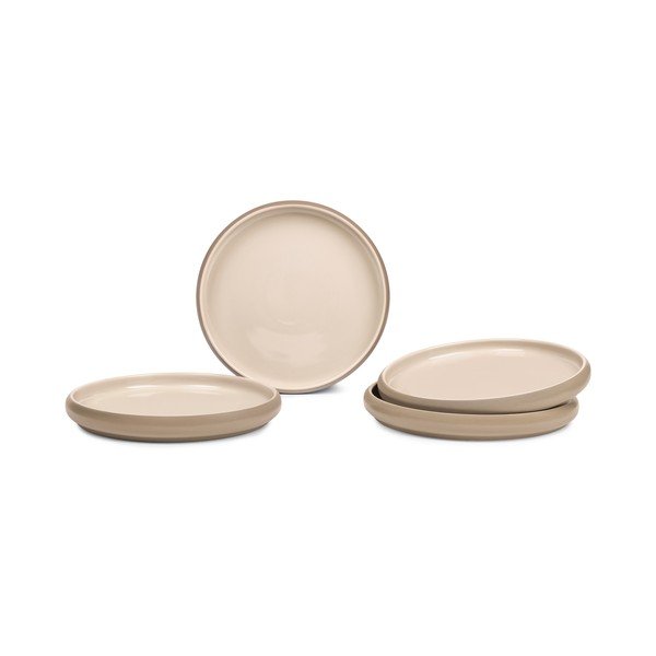 Set di piatti beige in gres 4 pz ø 22 cm Terra Rondo – Bonami Selection