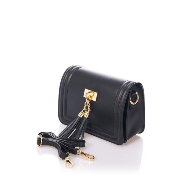 Tascabile in pelle nera Abelia - Giorgio Costa-image-2