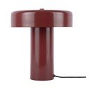 Lampada da tavolo burgundy in metallo (altezza totale 26 cm) Riqueza Palo – Leitmotiv