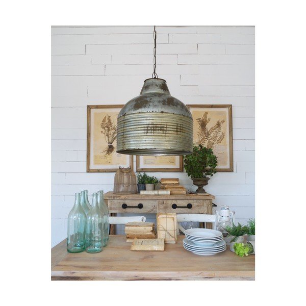 Apparecchio a sospensione in metallo Dafne, altezza 52 cm - Orchidea Milano