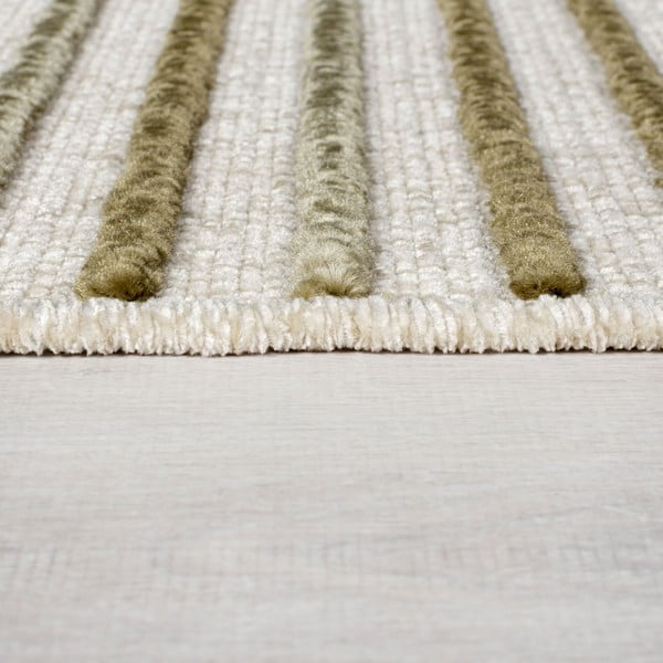 Tappeto in ciniglia lavabile verde 200x320 cm Elton - Flair Rugs-image-4