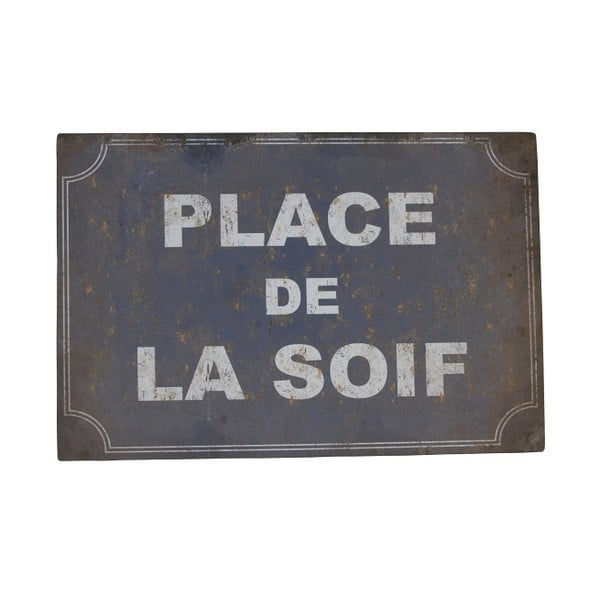 Insegna in metallo De La Soif - Antic Line