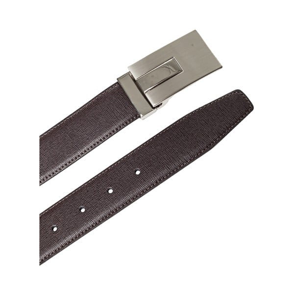 Cintura da uomo in pelle marrone Avar, lunghezza 90 cm - Ferruccio Laconi-image-2