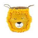 Cesto portagiochi da bambini in seagrass di colore giallo-naturale ø 30x28 cm Lion - Compactor
