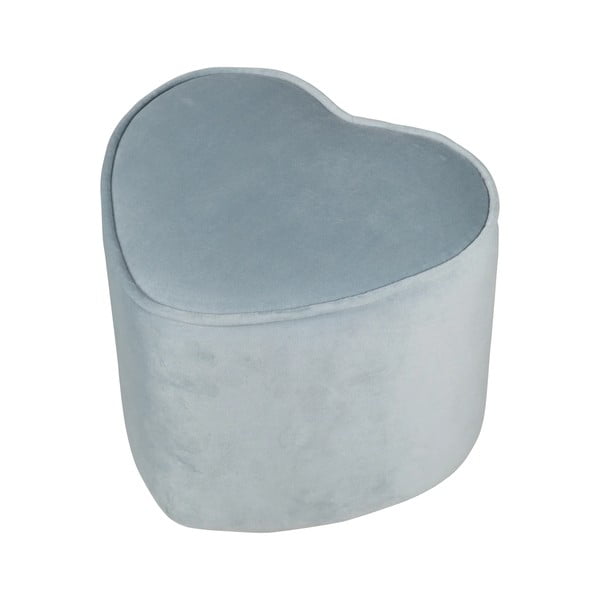 Pouf per bambini in velluto azzurro Lil Sofa - Roba