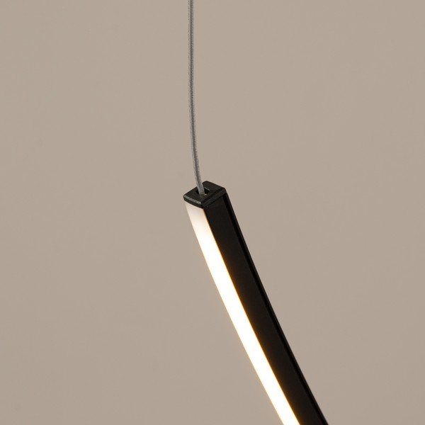 Lampadario LED nero in alluminio ALVAR – Thoro-image-3