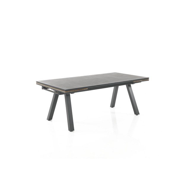 Tavolo da pranzo da giardino in alluminio 100x200 cm Thilia - Tomasucci