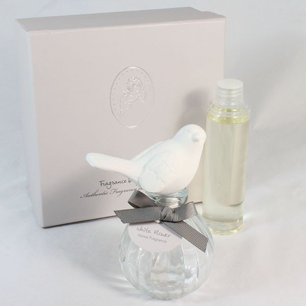 Parfémovaný jíl ptáček 100 ml - bílá květina-image-1